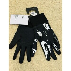 NWT Nike Club Fleece Training Gloves, N1008218-035 Black White Men’s  Sz Medium